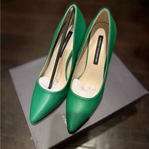 French Connection Vibrant Green Heels